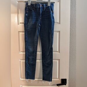 Madewell 9” High-Rise Skinny Dark Blue Denim Jeans Size 26